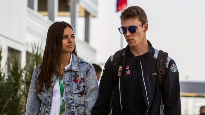 Kelly Piquet and Daniil Kvyat