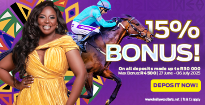 Hollywoodbets Durban July Deposit Bonus Banner