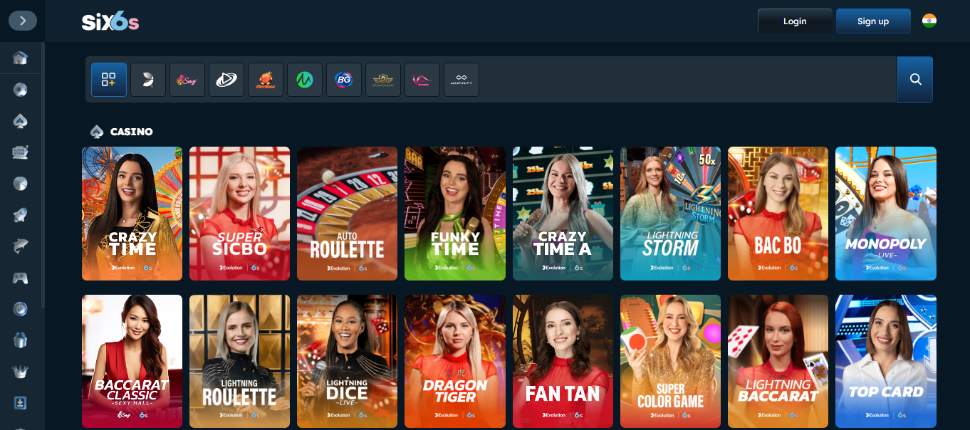 Six6s Casino Games