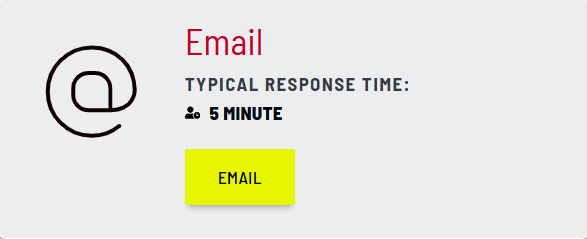 The Supabets Email Address Support Banner