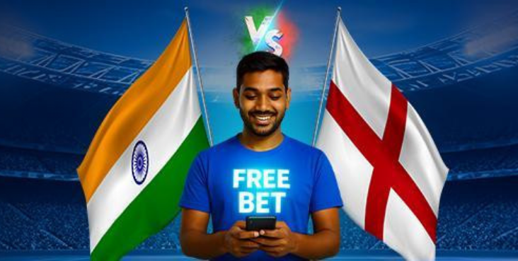 India vs England Free Bet 1xbet bonus page