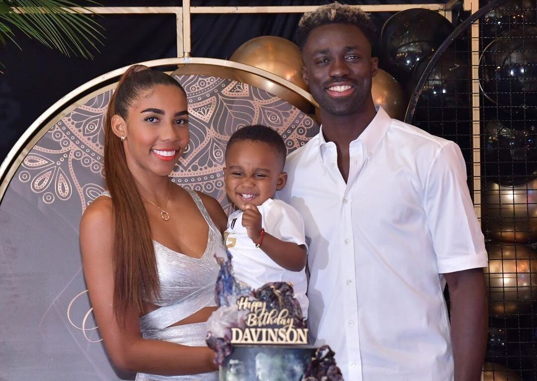 Daniela Reyna with her husband and baby Daniela Reyna with her husband and baby
