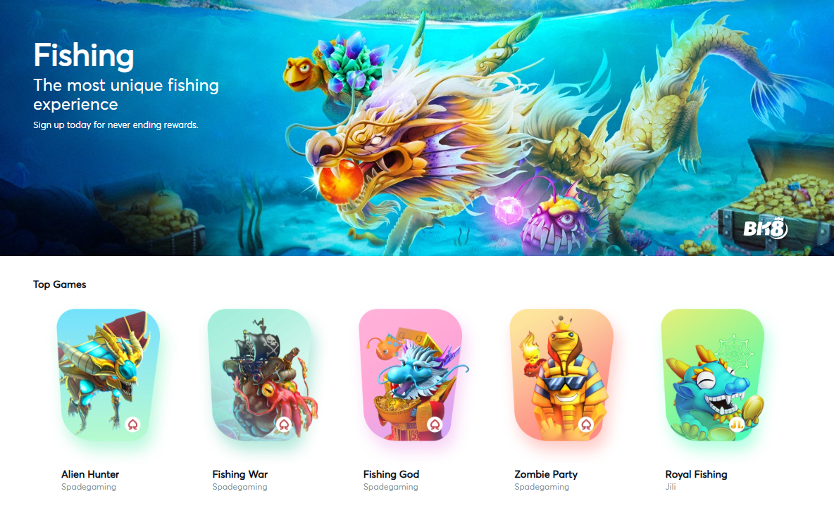 BK8 Fishing Games
