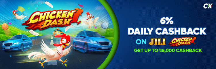 6% Daily JILI Chicken Dash Cashback