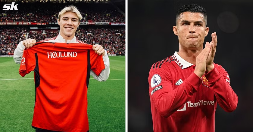 Rasmus Højlund, Cristiano Ronaldo Rasmus Højlund, Cristiano Ronaldo