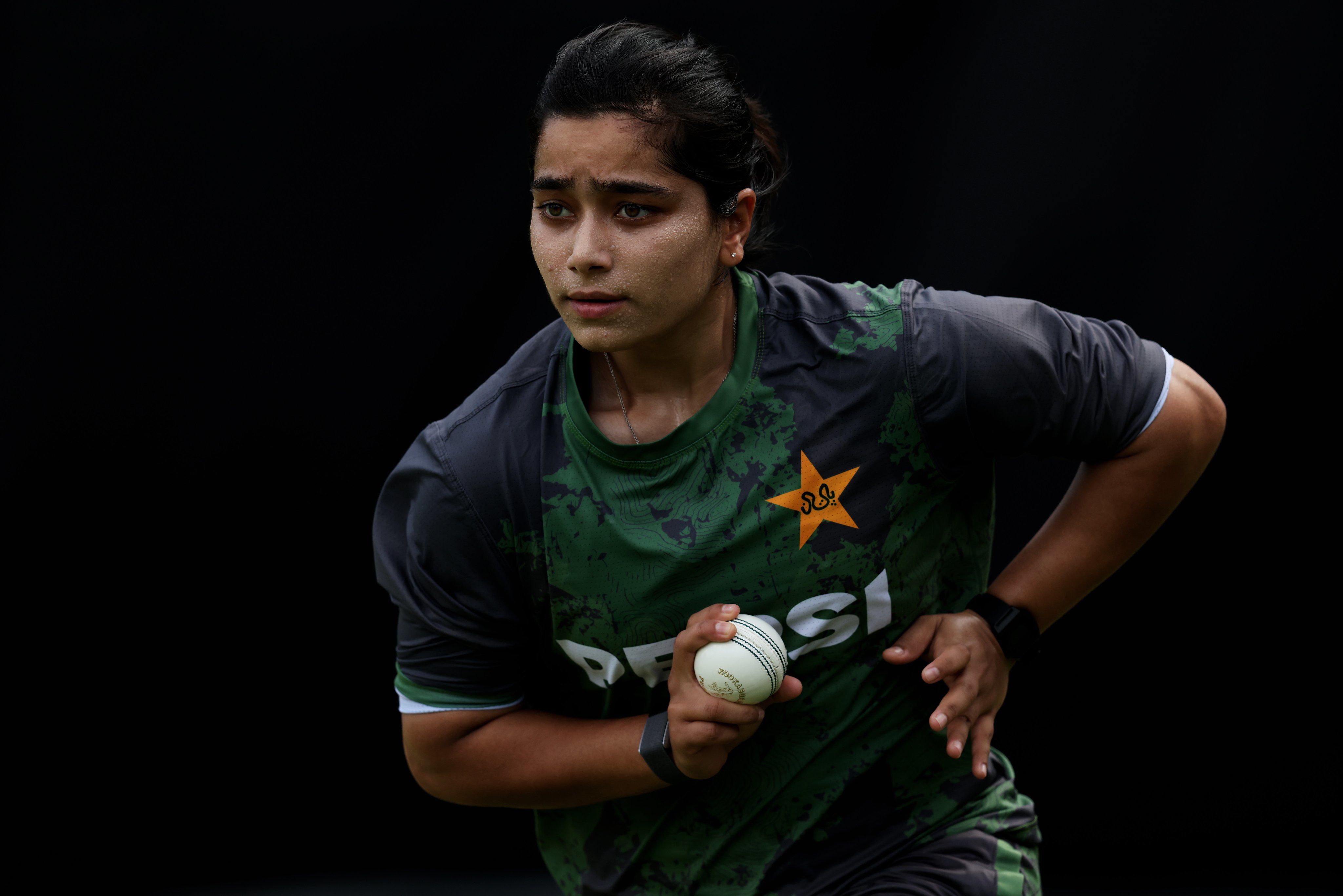 Captain Fatima Sana during a training session. @PCB/X