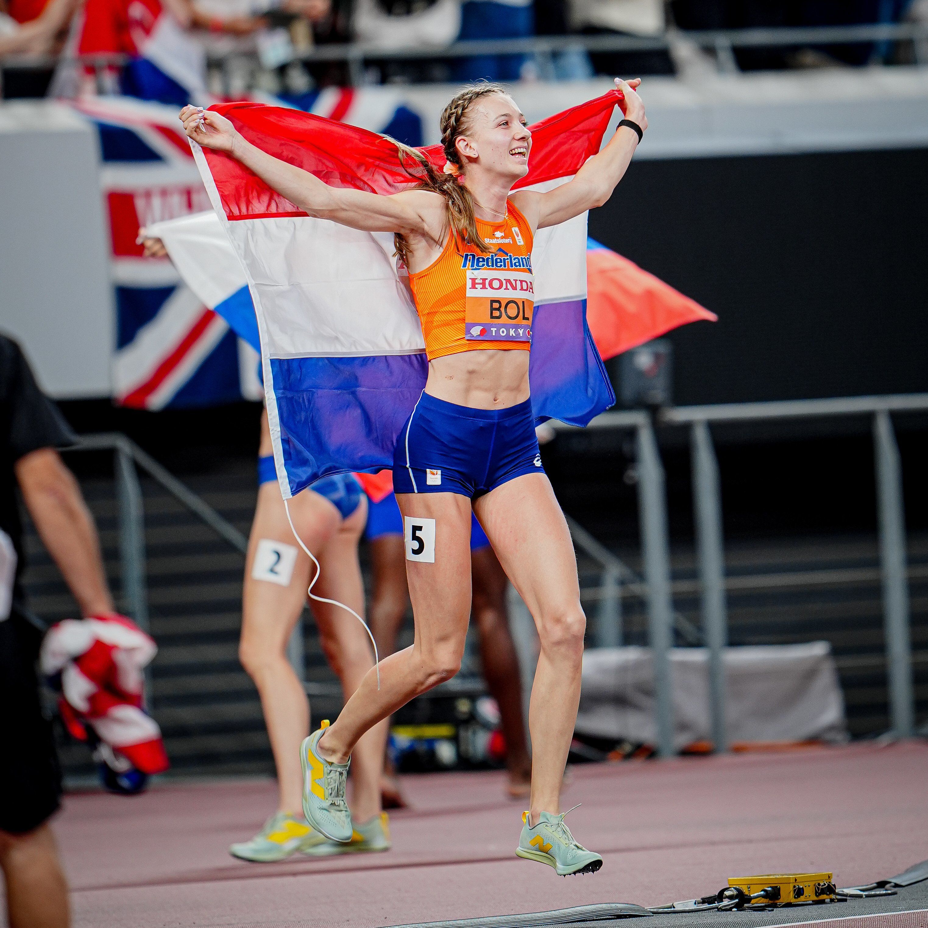 Femke Bol successfully defends her 400m hurdles title with a world lead of 51.54. @WorldAthletics/X Femke Bol successfully defends her 400m hurdles title with a world lead of 51.54. @WorldAthletics/X