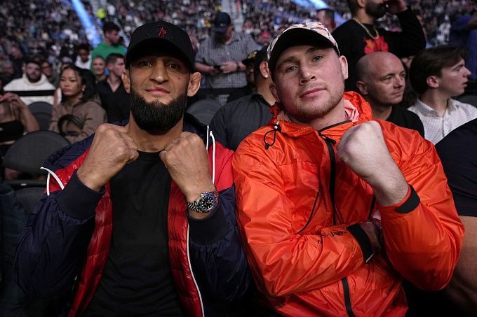 Khamzat Chimaev and Darren Till