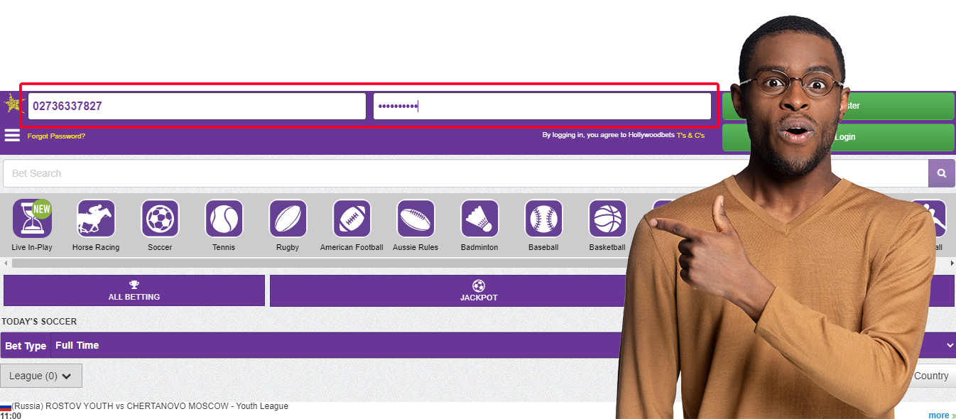 Hollywoodbets Login and Welcome Bonus for 2022 in South Africa