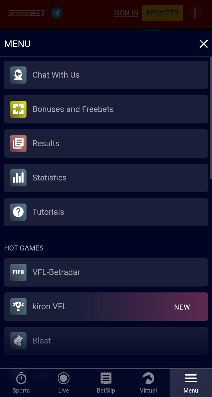 Accessbet Android
