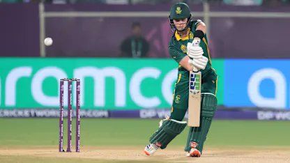 South Africa captain Laura Wolvaardt in action. @ICC/X