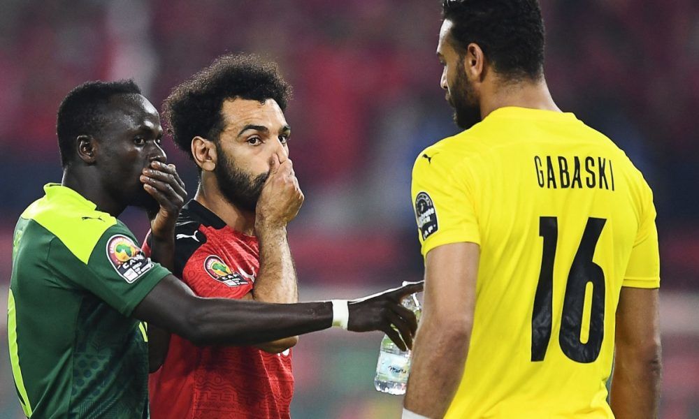 Mohamed Salah and Sadio Mane in Egypt vs Senegal