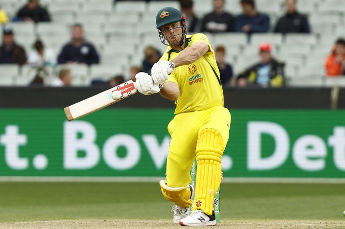 Skipper Mitchell Marsh shines with bat. @ICC/X