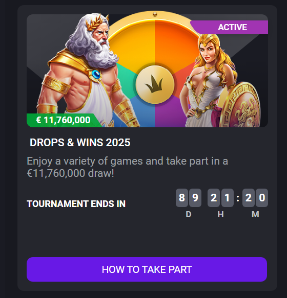 BetOnGame Drops & Wins 2025 BetOnGame Tournaments Page