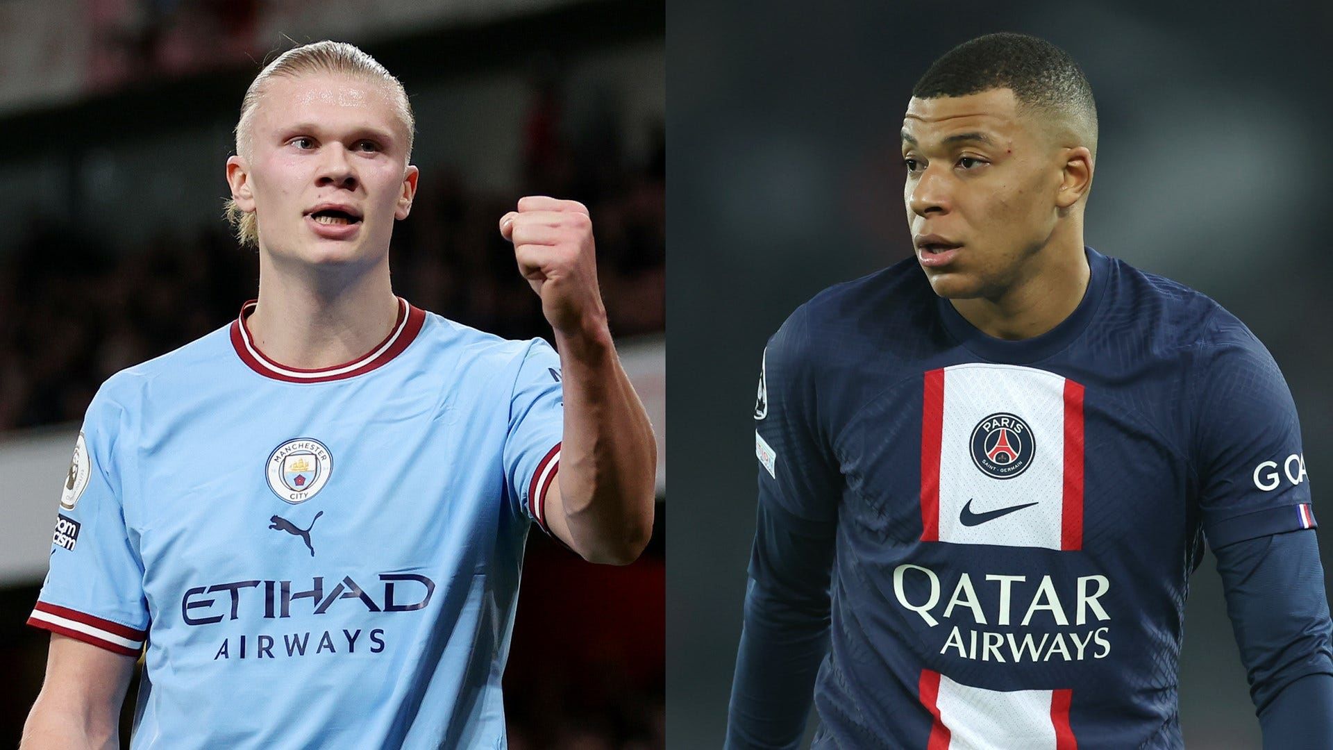 Erling Haaland, Kylian Mbappé Erling Haaland, Kylian Mbappé