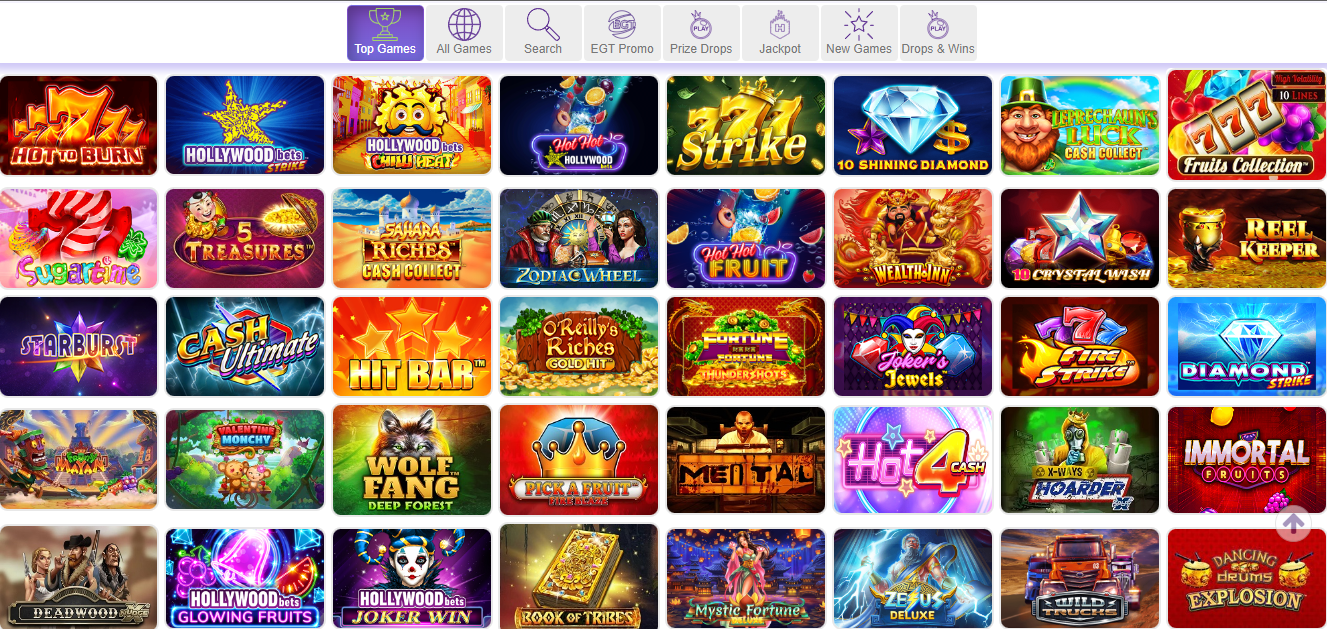 Image of Hollywoodbets South Africa Casino Games