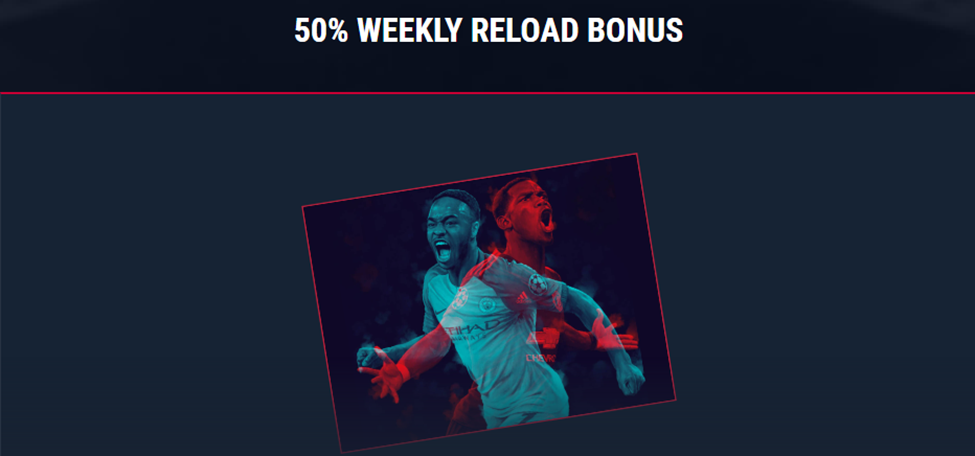 Rabona 50% Weekly Reload Bonus