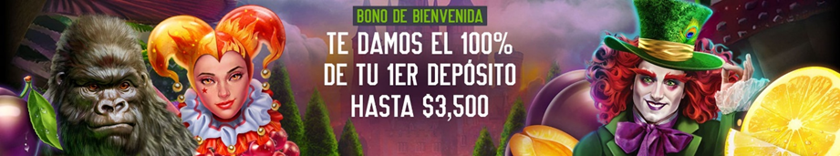 Bono de Casino Codere de hasta $3.500 MXN