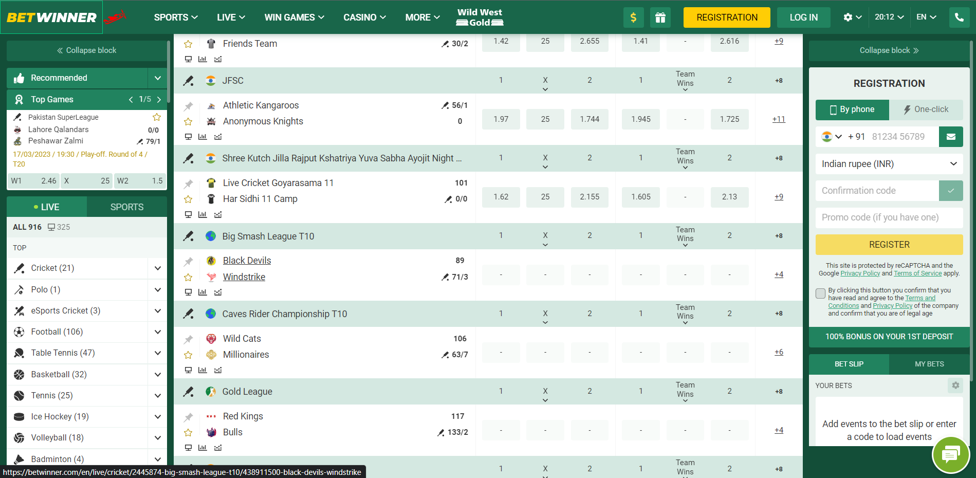 Betting Platform Betwinner Report: Statistics and Facts