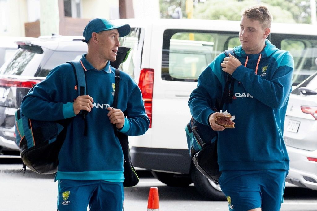 Marnus Labuschagne (left) has been included in the Australia squad for the ODI series against India in place o injured Cameron Greene. @ X Marnus Labuschagne (left) has been included in the Australia squad for the ODI series against India in place o injured Cameron Greene. @ X