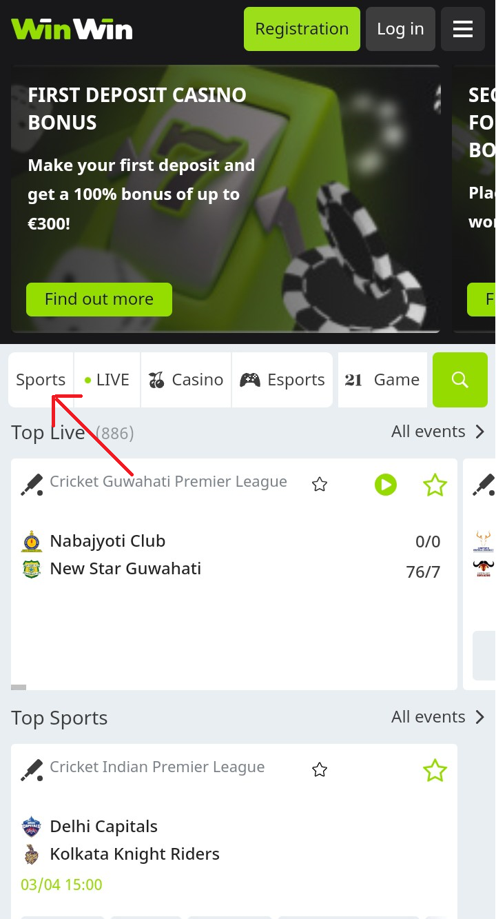 How to Place a bet on WinWinBet