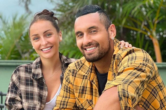 Nick Kyrgios and Chiara Passari