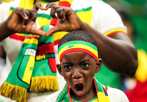 Senegalese fans Senegalese fans