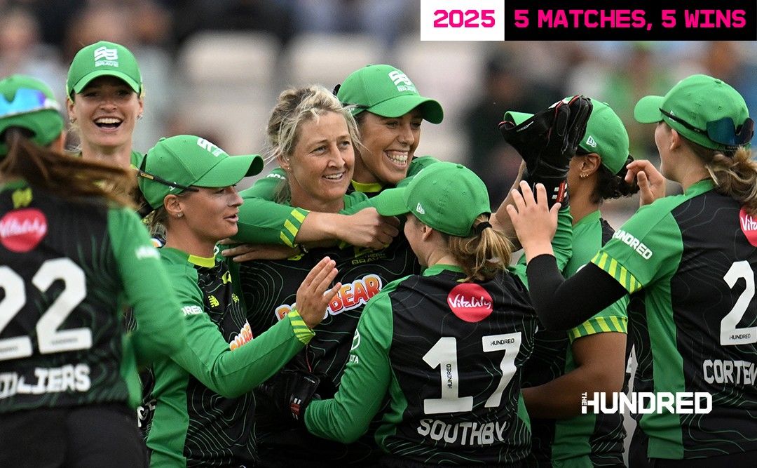 Five in a row for Southern Brave Women. @The Hundred/X