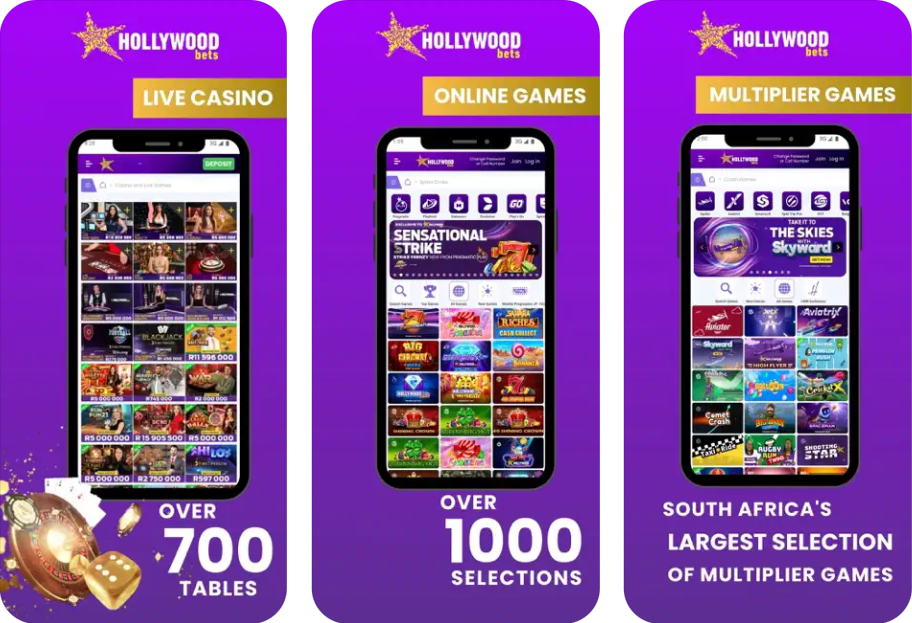 Hollywoodbets ios app from apple store