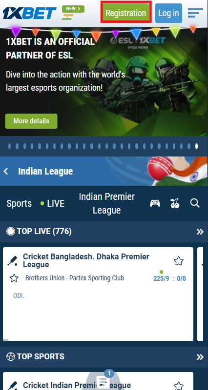 Visit the site and register your account;