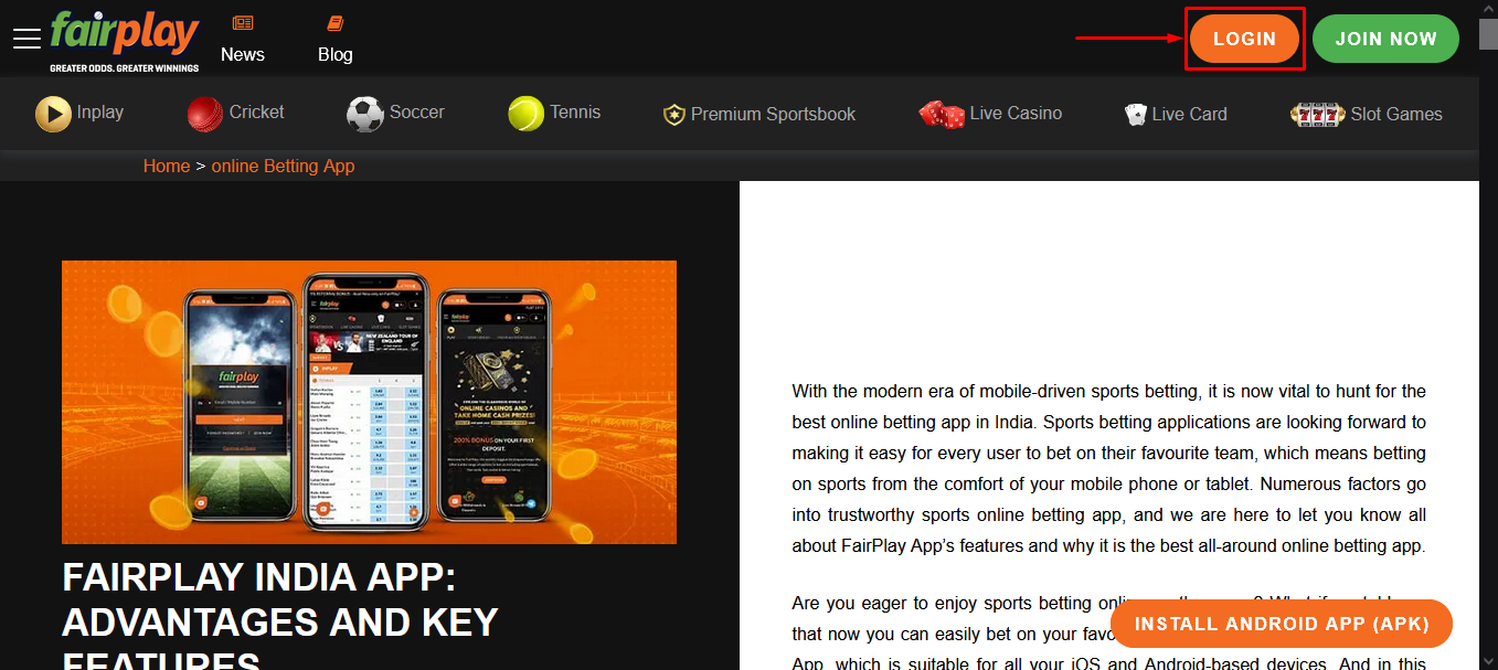 Fairplay official homepage Image for Fairplay official homepage