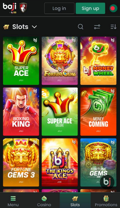 Baji Live mobile version