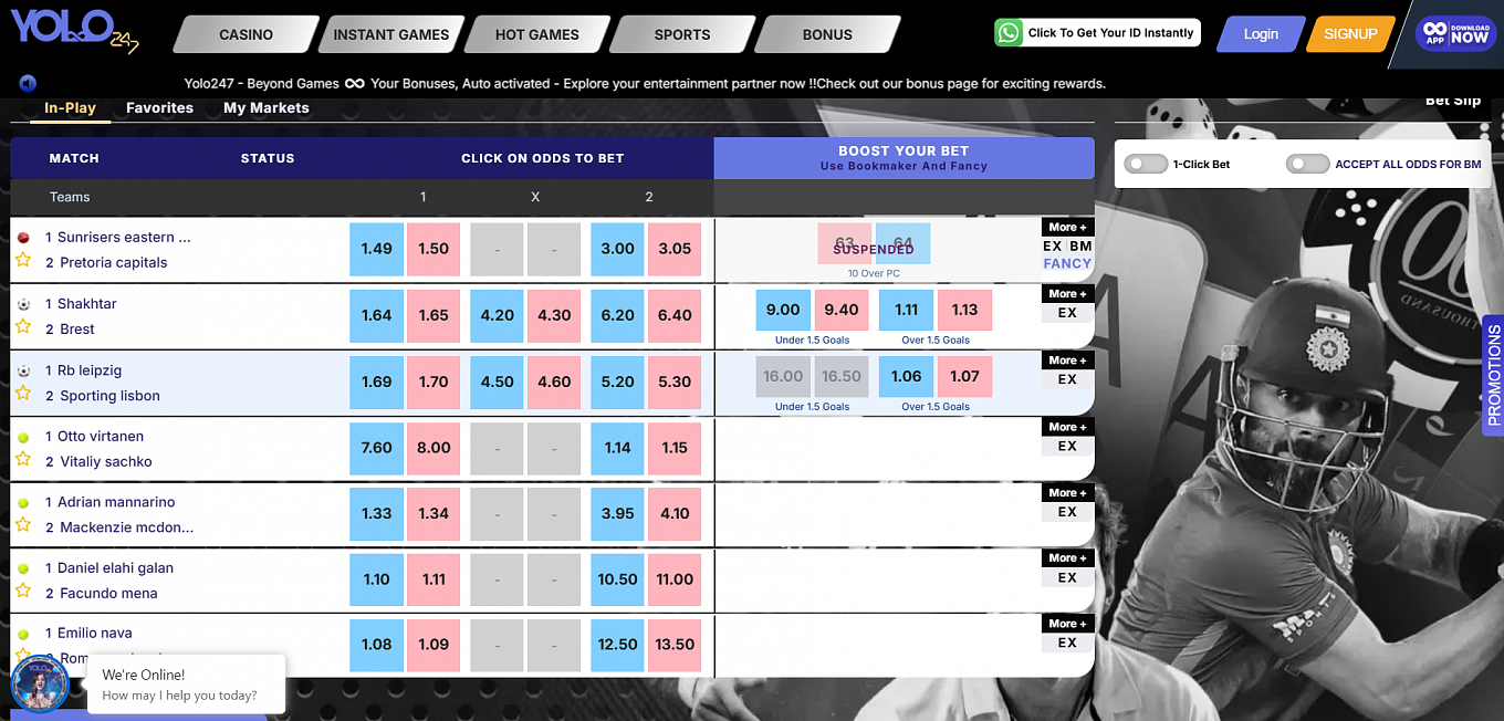 Find the “Login” Button