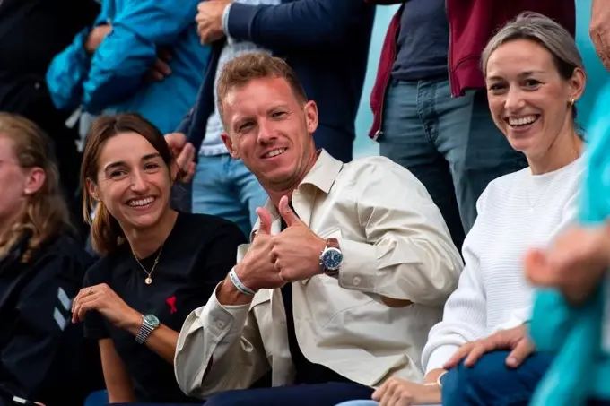 Julian Nagelsmann and Lena Wurzenberger