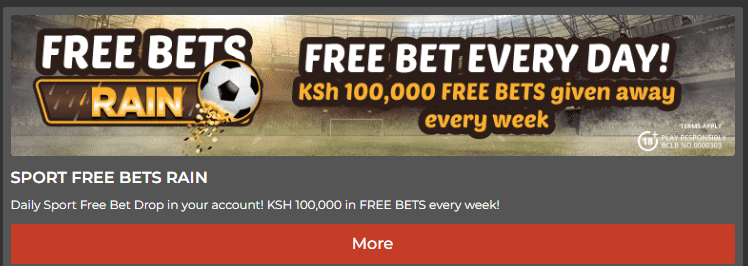 An image of the BetLion Sports Freebet Kenya Bonus