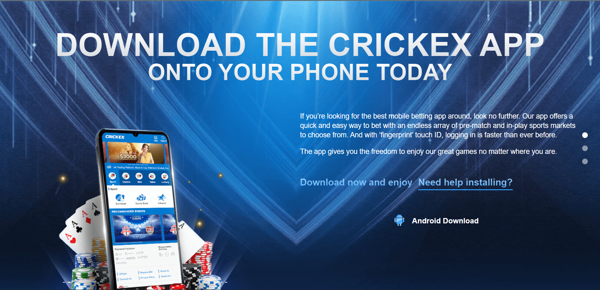 Cricket main page