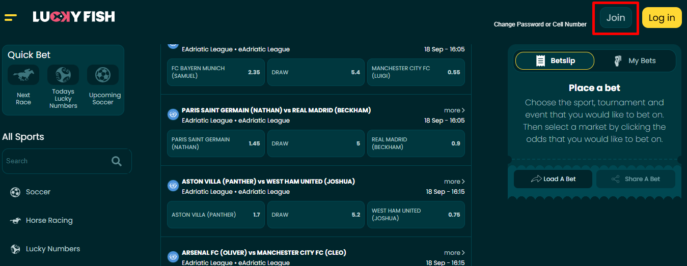 Step 2 - Click the Join Button