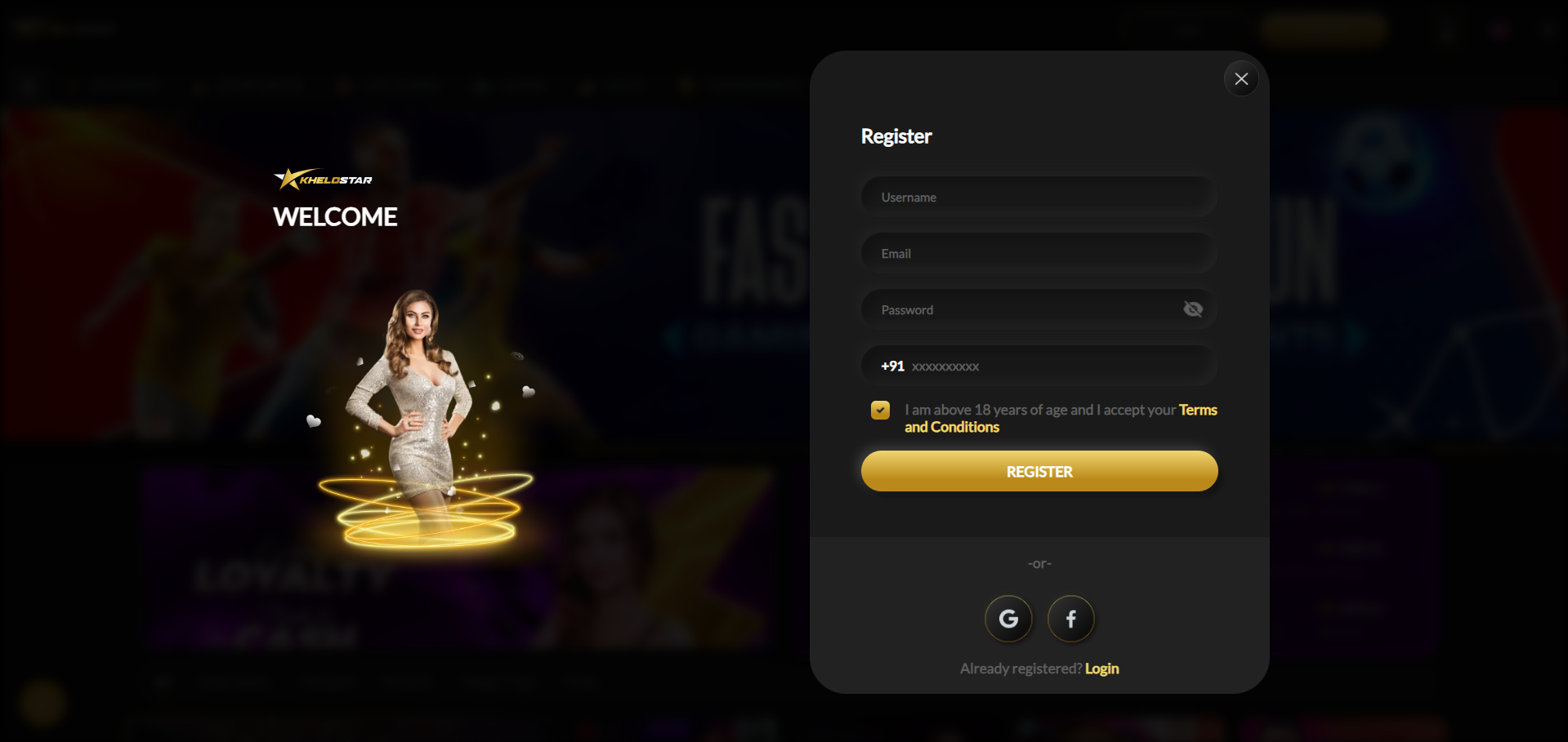 Khelostar casino sign up Registering on Khelostar casino