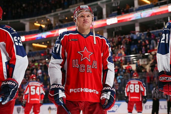 Hockey player Kirill Kaprizov