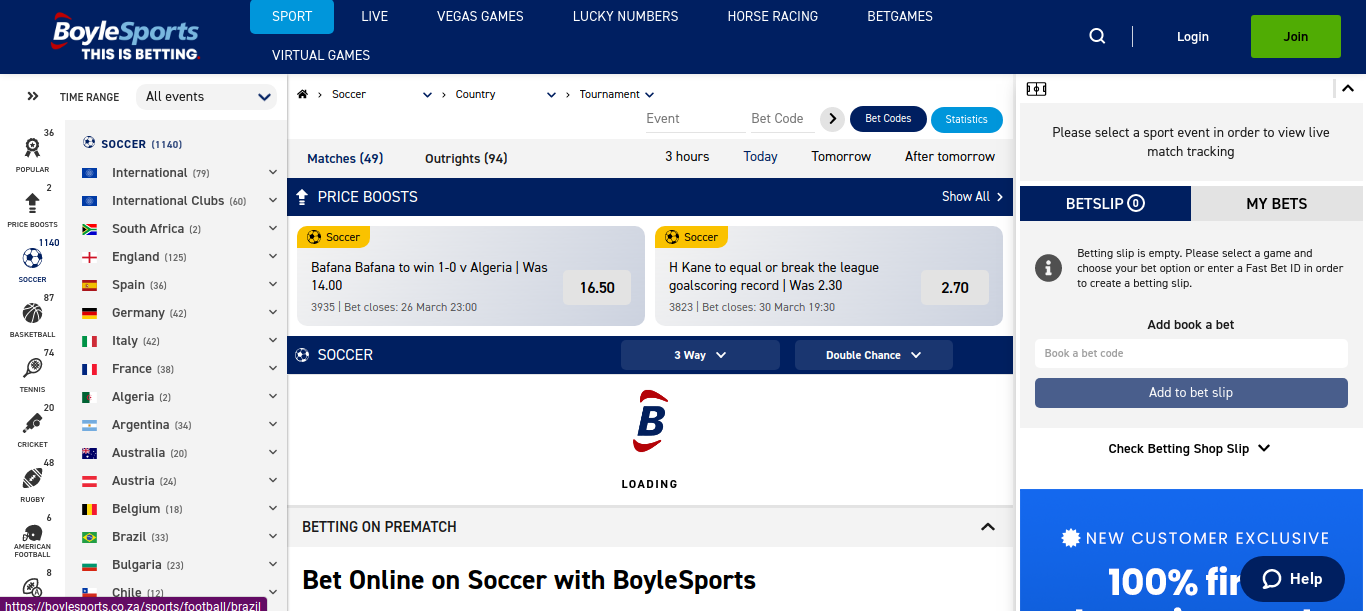 Boylesports App features
