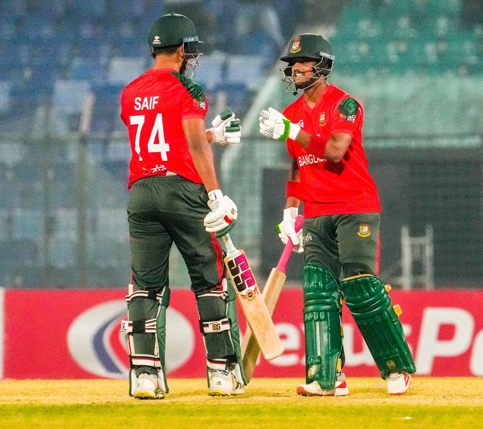 Litton Das shines with bat. @BCBTigers/X Litton Das shines with bat. @BCBTigers/X