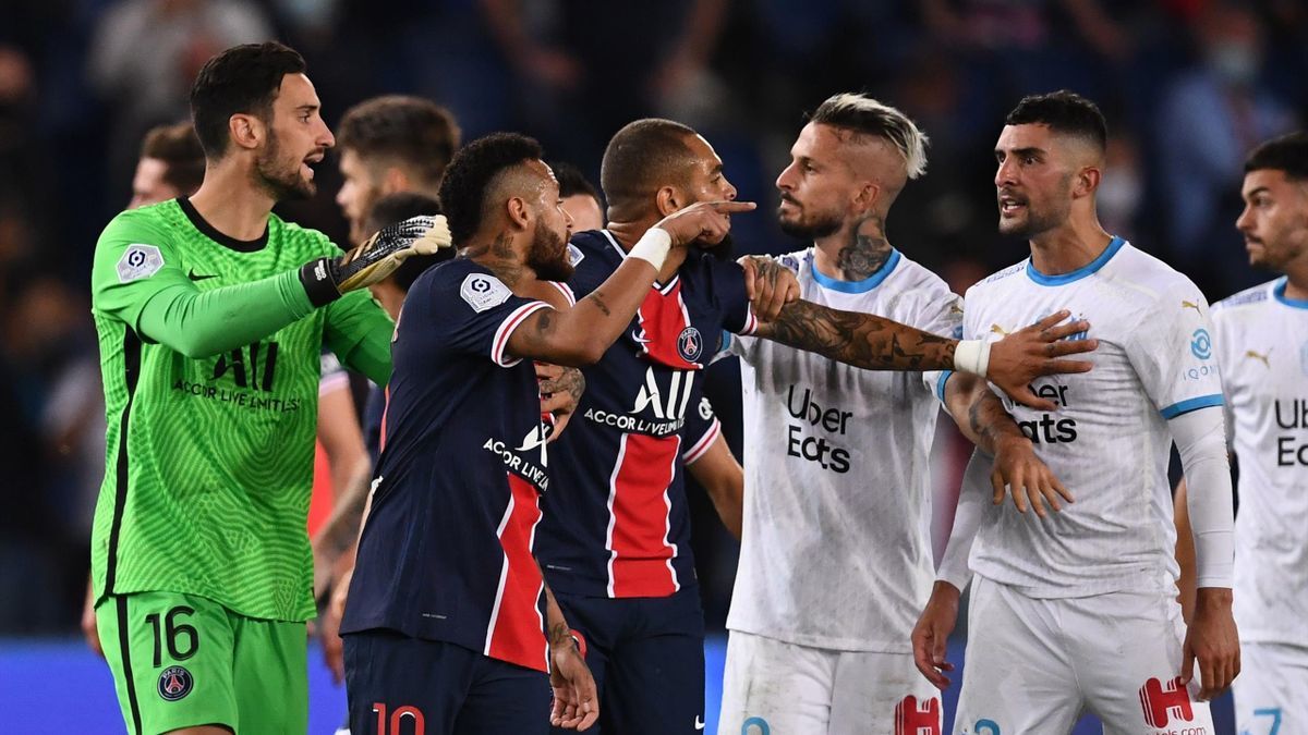 PSG vs Marseille in Ligue 1