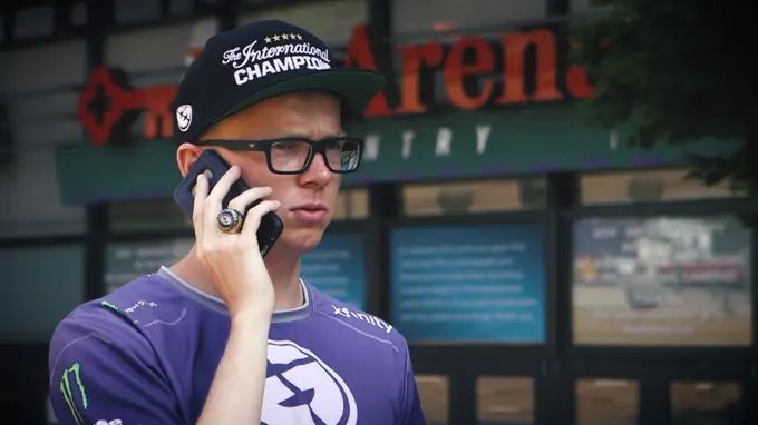 Peter "ppd" Dager playing for the TI5 champion Evil Geniuses