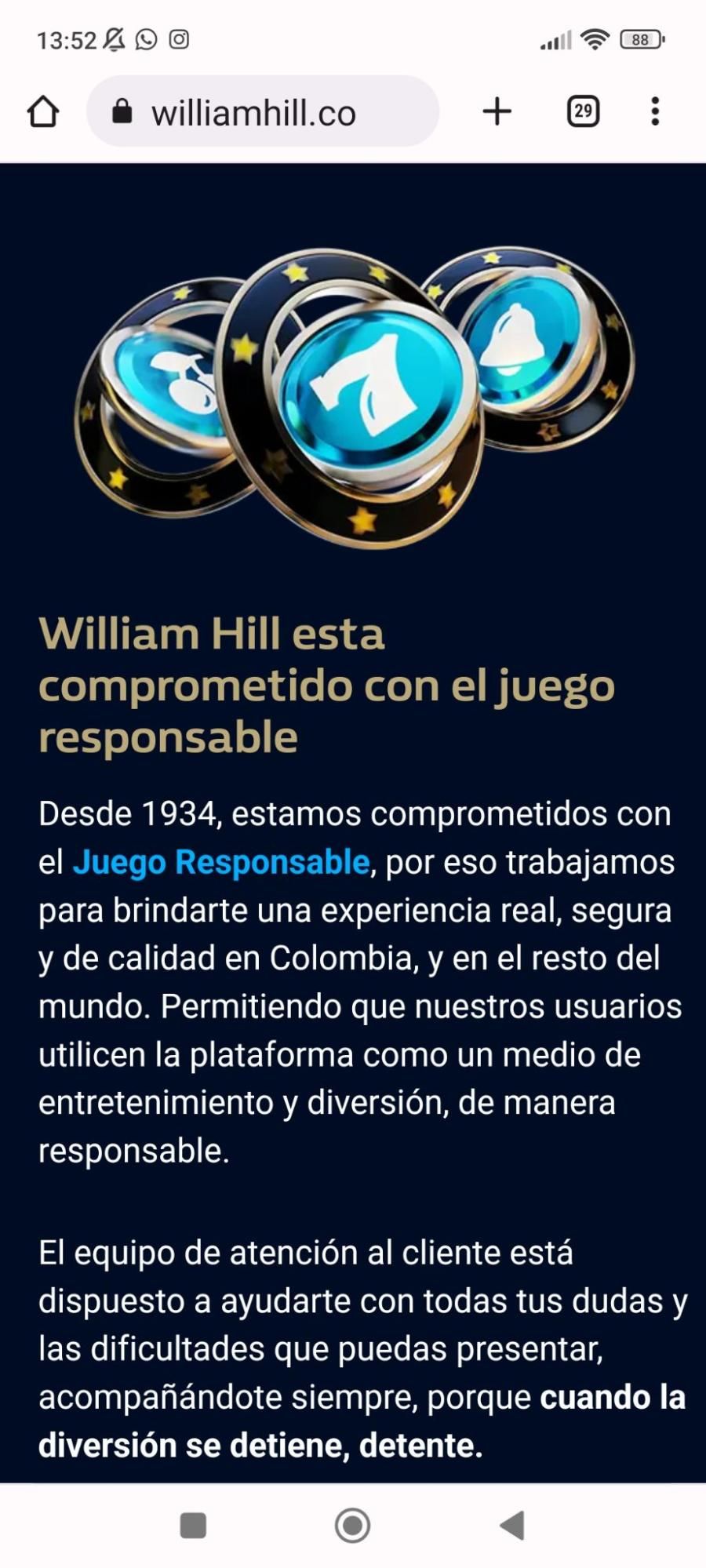 William Hill app iOS