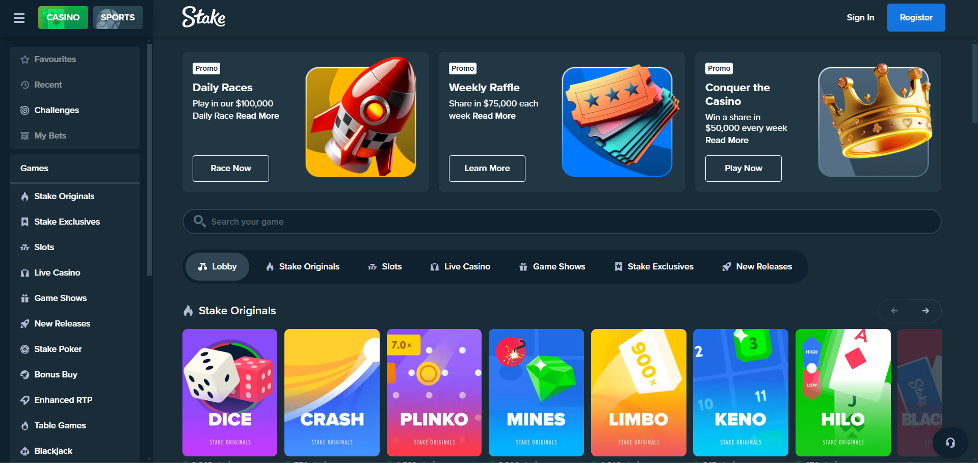 Stake casino in India Stake India casino