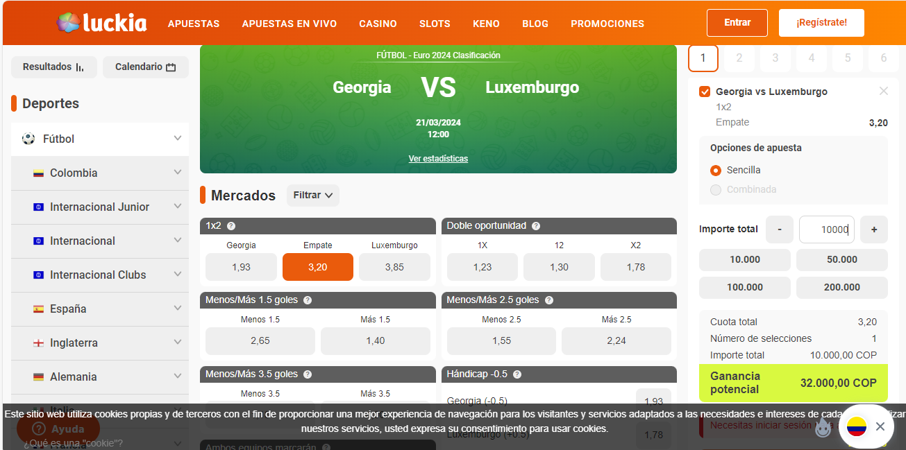 Luckia apuesta deportivas.