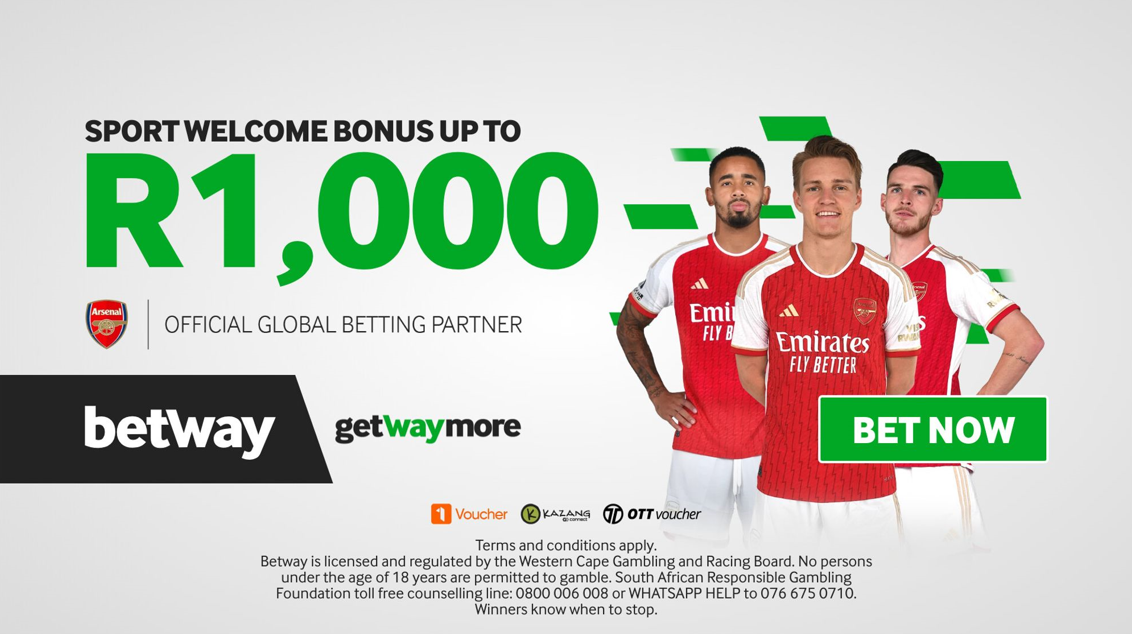 Image Betway South Africa Welcome Bonus