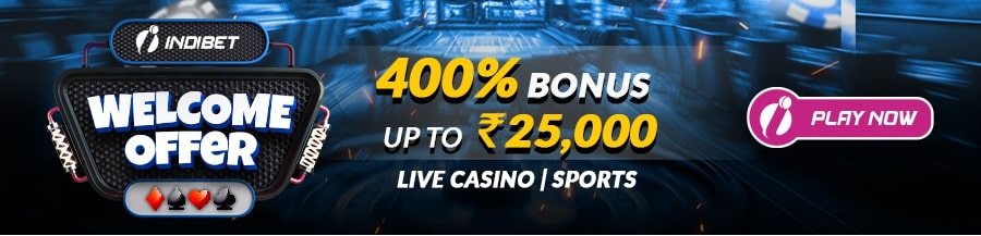 An image showing the welcome bonus for cricket and casino web page.