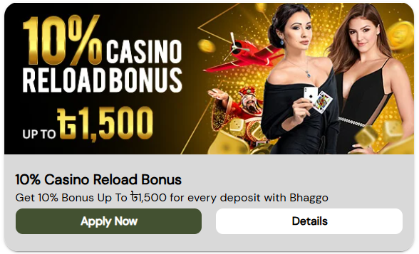 10% Casino Reload Bonus