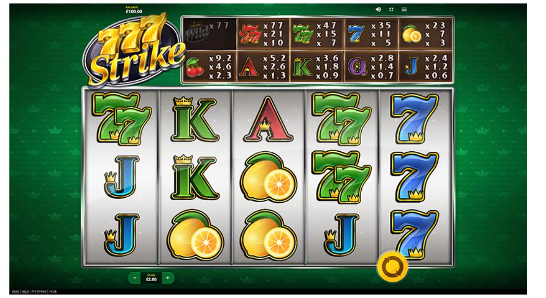 777 Strike Demo Slot the 777 Strike Demo slot reel